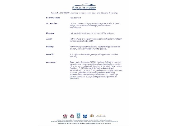 Harley davidson - 88 flstci heritage softtail - afbeelding 1 van  11