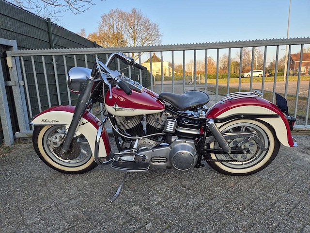 Harley davidson - flh electra glide - shovelhead - matching numbers - 1976 - ms-47-xj - afbeelding 9 van  10