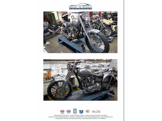 Harley davidson - legend drag softtail custom - afbeelding 3 van  11