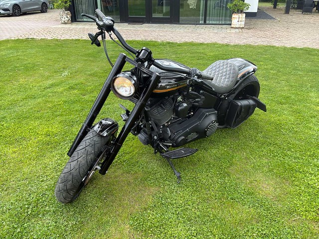 Harley davidson chopper 88 flstfi fat boy motorfiets - afbeelding 1 van  14