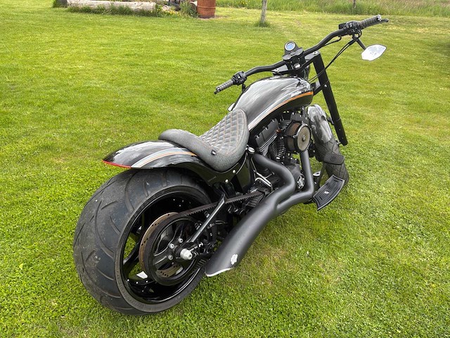 Harley davidson chopper 88 flstfi fat boy motorfiets - afbeelding 11 van  14