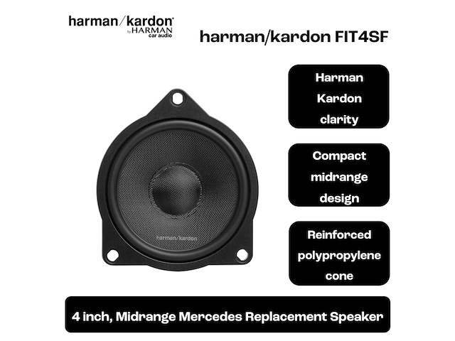 Harman kardon fit 4sf rms midrange car speaker - afbeelding 2 van  3