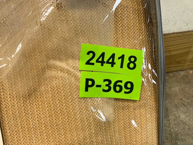 Harmonicadoek hdpe zandkleur 290x500 cm - afbeelding 6 van  6