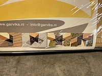 Harmonicadoek hdpe zandkleur 290x500 cm - afbeelding 2 van  6
