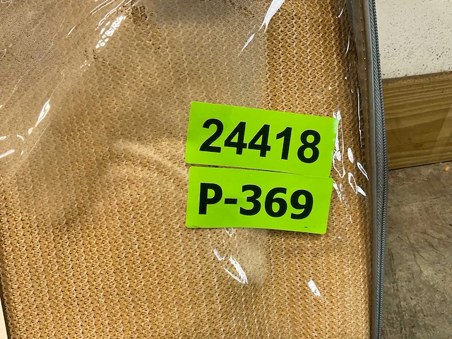 Harmonicadoek hdpe zandkleur 290x500 cm - afbeelding 6 van  6