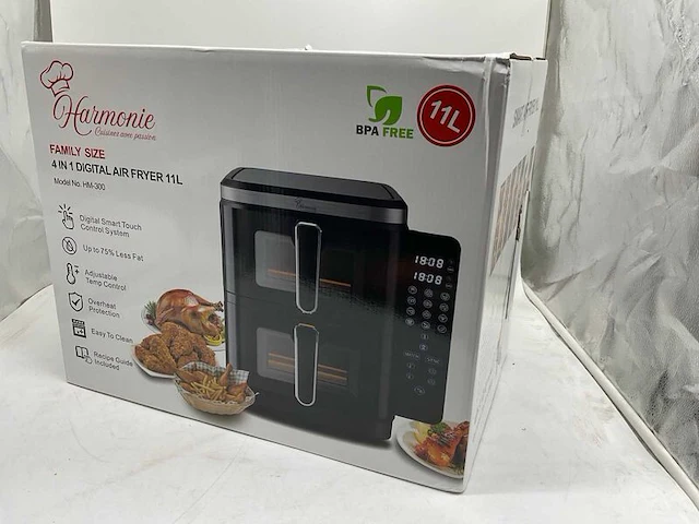 Harmonie, airfryer, 11 liter - afbeelding 12 van  14
