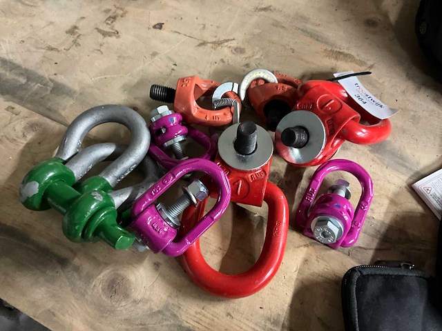 Harpsluiting/ hijsoog (9x) - afbeelding 1 van  2