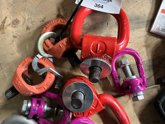 Harpsluiting/ hijsoog (9x) - afbeelding 2 van  2