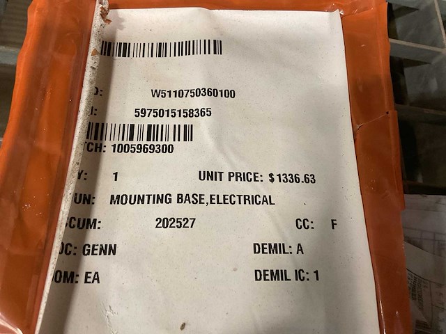 Harris shock mounting base - afbeelding 5 van  5