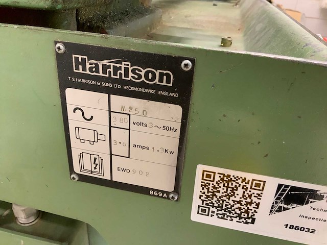 Harrison m250 draaibank - afbeelding 3 van  13