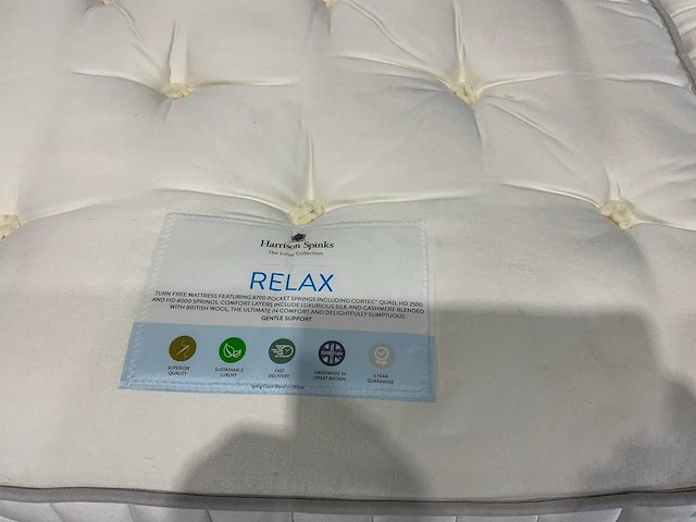 Harrison spinks relax handgemaakt pocketveer matras b90 x h200 cm - afbeelding 3 van  15