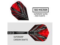 Harrows supergrip ultra 90% wolfraam stalen tip dartset - afbeelding 4 van  4