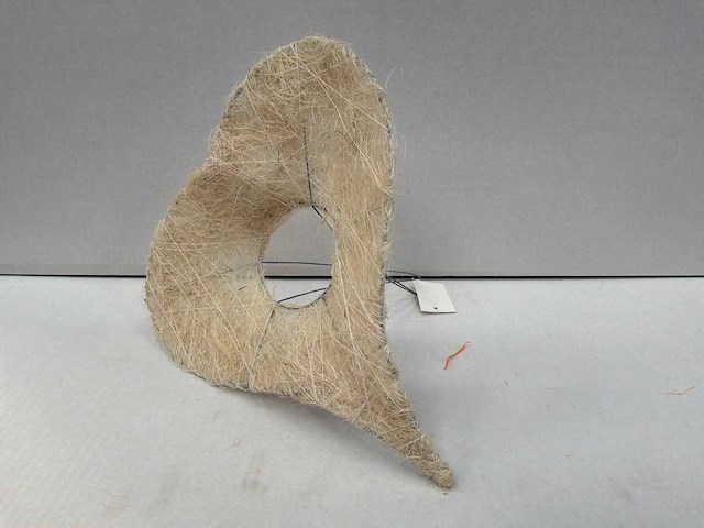 Hart deluxe boekethouder 25cm (2400x) - afbeelding 1 van  3