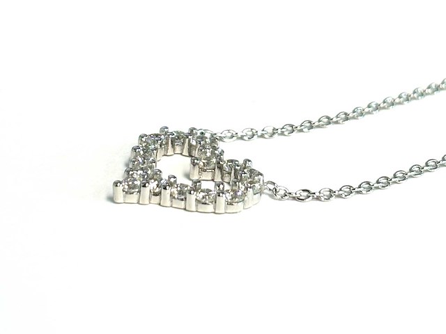 Hart ketting briljanten - afbeelding 4 van  7