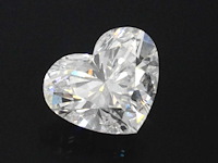 Hart vorm briljant van 1.00 carat (gecertificeerd) - afbeelding 2 van  4