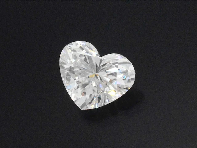 Hart vorm briljant van 1.00 carat (gecertificeerd) - afbeelding 1 van  2