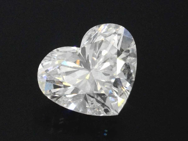 Hart vorm briljant van 1.00 carat (gecertificeerd) - afbeelding 2 van  2