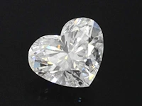 Hart vorm briljant van 1.00 carat (gecertificeerd) - afbeelding 2 van  2