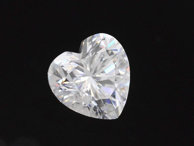 Hart vorm briljant van 2.00 carat (gecertificeerd) - afbeelding 1 van  2