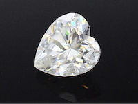 Hart vorm briljant van 3.00 carat (gecertificeerd) - afbeelding 2 van  4