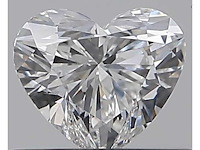 Hart vorm geslepen diamant 0.50 carat gia gecertificeerd