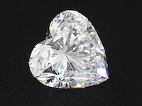 Hart vorm geslepen diamant circa 5.00 carat gecertificeerd - afbeelding 2 van  3