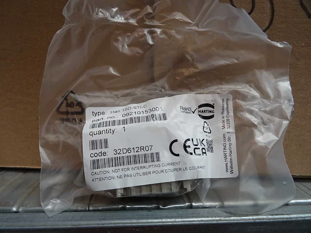 Harting - han 15d-sti-c - contactblok (91x) - afbeelding 2 van  2