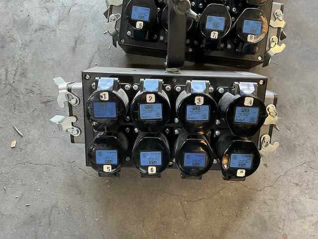 Harting 16 breakout box met klem diverse lichtapparatuur (4x) - afbeelding 2 van  4