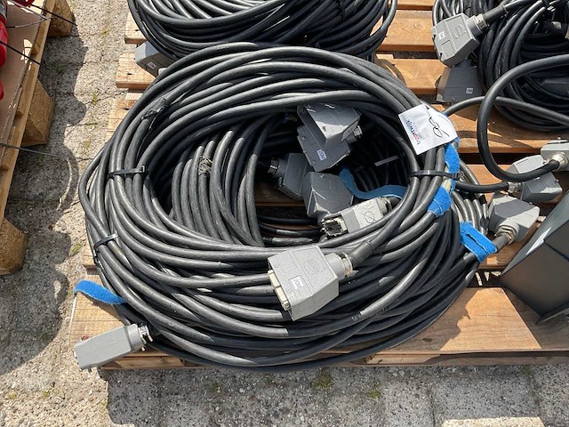 Harting 16-polig multi kabel (5x) - afbeelding 1 van  2