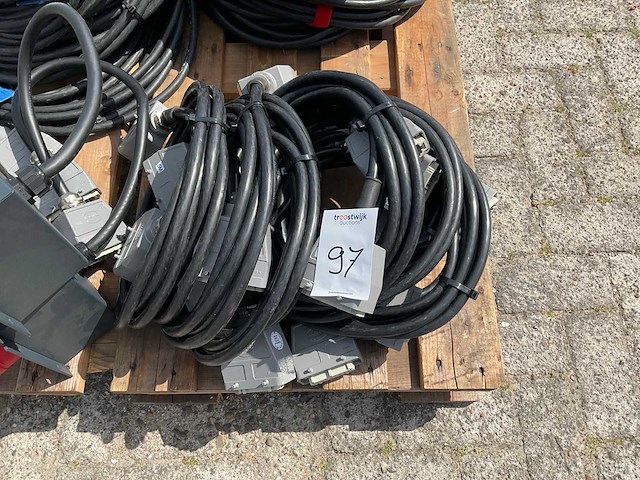 Harting 16-polig multi kabel (8x) - afbeelding 1 van  2