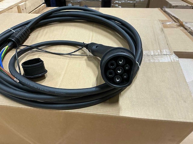 Harting 32a 3ph evbox laadkabel (6x) - afbeelding 4 van  5