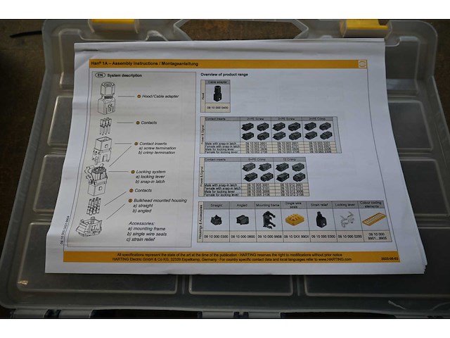 Harting connector installatiekoffer - afbeelding 4 van  5