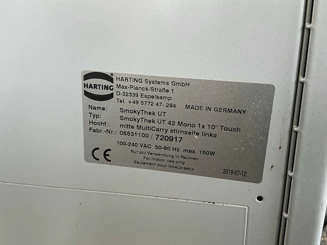 Harting smokythek ut sigaretten / shag uitgifte automaat - afbeelding 6 van  14
