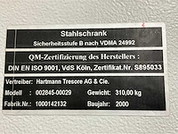 Hartmann tresore brandwerende kast - afbeelding 8 van  8