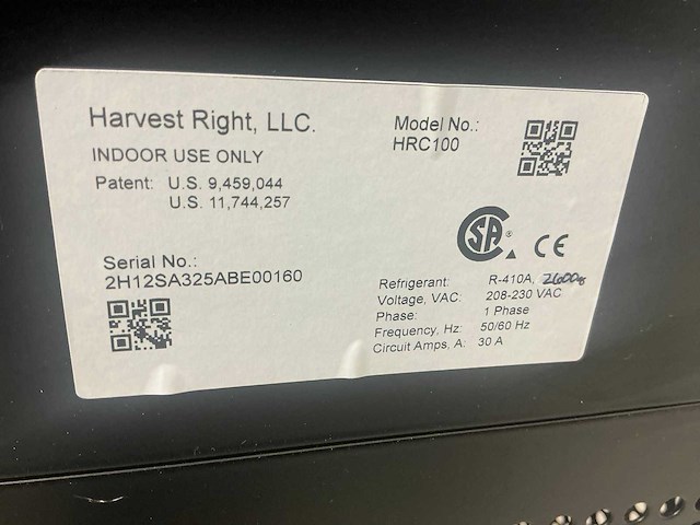 Harvest right hrc100 vriesdroger - afbeelding 8 van  8