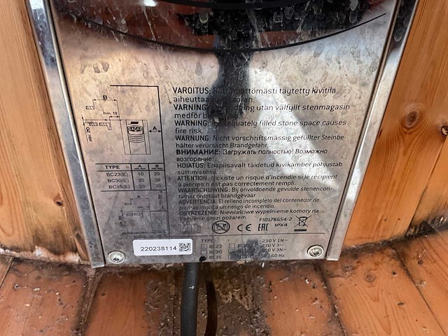 Harvia vega compact sauna - afbeelding 5 van  15