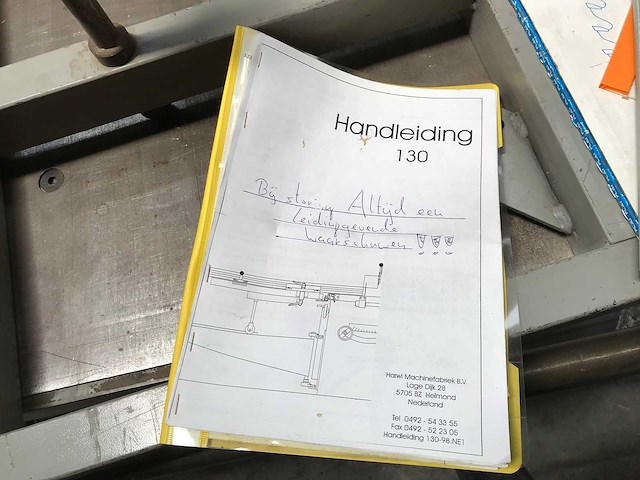 Harwi - 130 - formaatcirkelzaagmachine - afbeelding 2 van  14