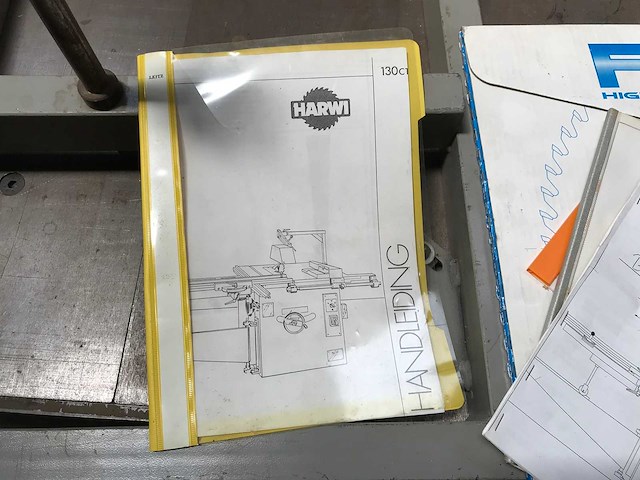 Harwi - 130 - formaatcirkelzaagmachine - afbeelding 3 van  14