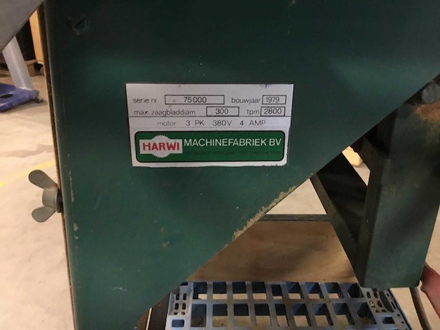 Harwi afkortcirkelzaagmachine - afbeelding 6 van  6