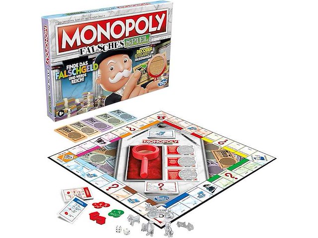Hasbro monopoly vals spel educatief (19x) - afbeelding 4 van  4