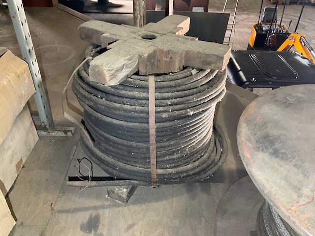 Haspel gevlochten staalkabel (2x) - afbeelding 2 van  3