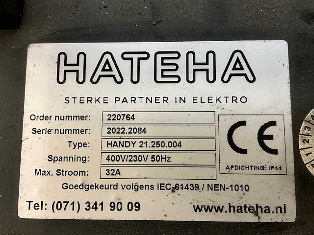 Hateha handy 21.250.004 bouwaansluitkast - afbeelding 4 van  4