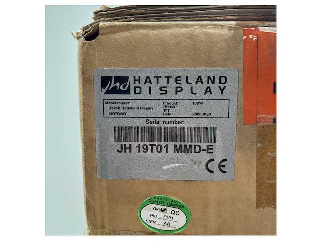 Hatteland alphatron alphascreen 19 inch - jh 19t02 alp a2 - afbeelding 4 van  9