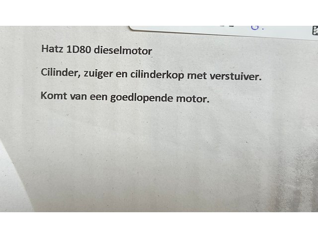 Hatz 1d80 dieselmotor - afbeelding 4 van  4