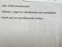 Hatz 1d80 dieselmotor - afbeelding 4 van  4