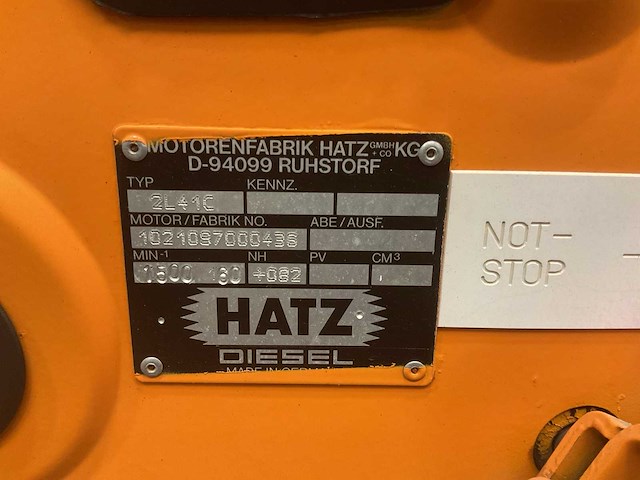 Hatz 2l41c dieselmotor - afbeelding 8 van  8
