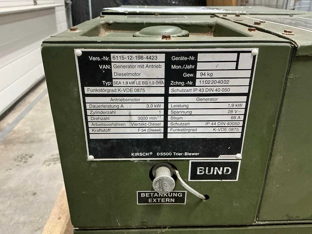 Hatz diesel generator - afbeelding 2 van  2