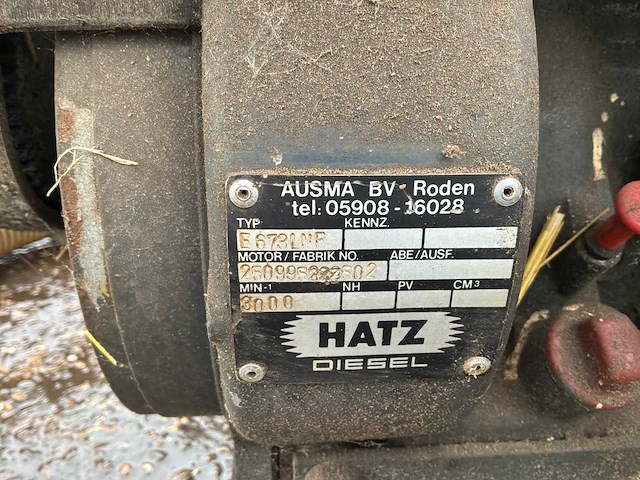 Hatz mobiele beregeningspomp - afbeelding 5 van  5