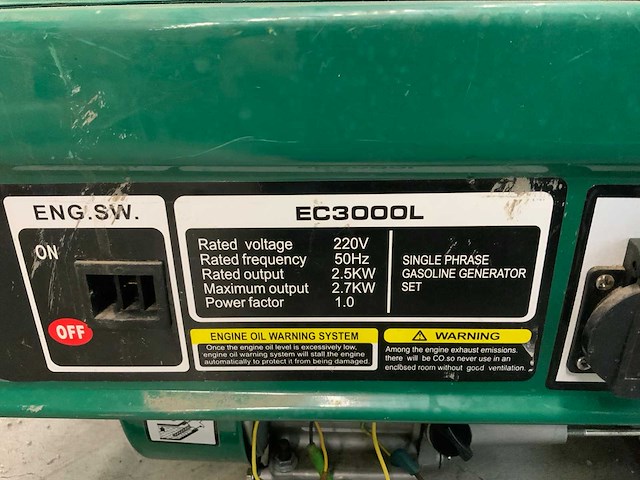 Hauber ec3000l stroomgenerator - afbeelding 6 van  6