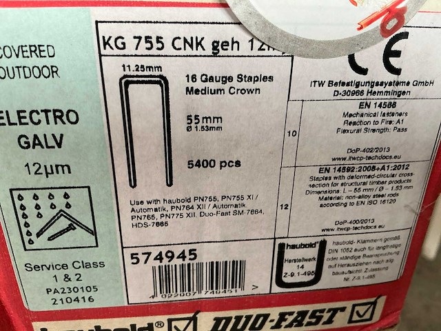 Haubold partij nieten en schroeven en nagels - afbeelding 5 van  5